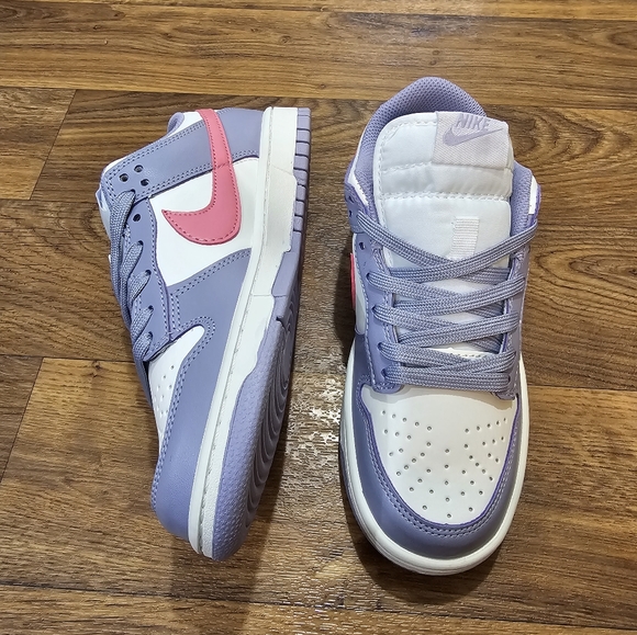Nike Dunk Low Indigo Haze Coral Chalk Pink Purple - Picture 5 of 9
